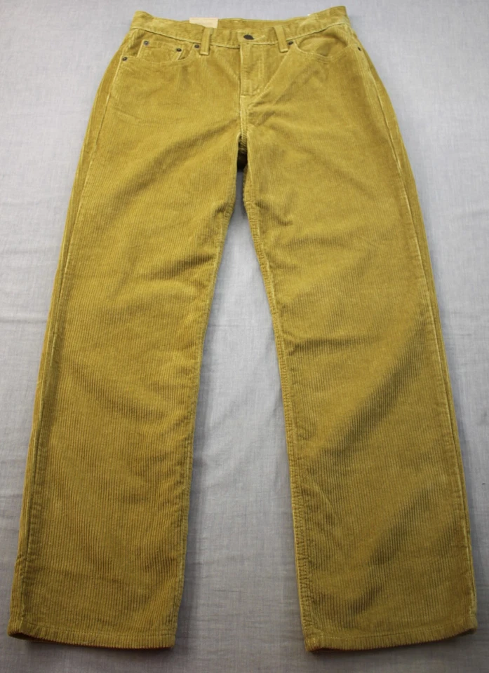 Levi's Low Pro Corduroy Jeans Women's 28 Mid Rise Black Casual Pants