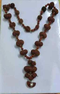 Mukhi Rudraksha Mala 1-21 con 3 cuentas más: edición exclusiva de coleccionista - Imagen 1 de 5
