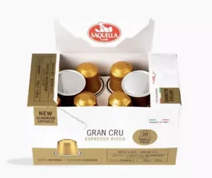 Saquella Caffe – Espresso Gran Cru Capsules - Nespresso Compatible 5 packs of 30 - Picture 1 of 2