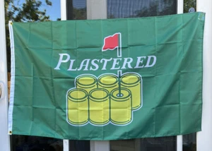 New Plastered Green 3x5 Feet Flag Banner College Dorm Frat Golf Beer Six Pack - Picture 1 of 3