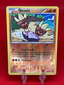 Juego de cartas coleccionables Pokémon Binacle 38/108 XY Roaring Skies holograma inverso inglés X&Y 2015 casi nuevo - Imagen 1 de 2