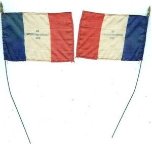 FFI - Maquis - Résistance - Petit drapeau patriotique anniversaire Mont MOUCHET