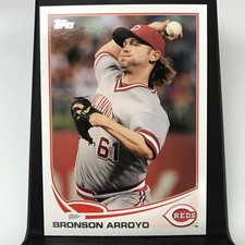 2013 Topps Cincinnati Reds Baseball Card #161 Bronson Arroyo