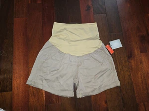 a: Pantalones Cortos Glow Maternidad Caqui Mujer Talla 8 Nuevos con Etiquetas - Imagen 1 de 4