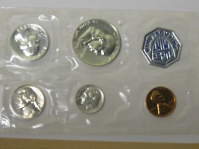 1958 US Mint Uncirculated 5 Coin Proof Set with OGP - #10244-3 - Image 1 of 4