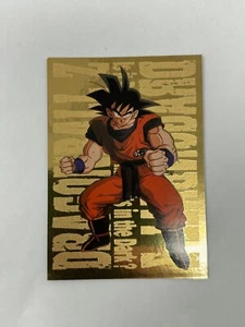 1999 FUNimation Dragon Ball Z DBZ Card G-2 Goku Gold Foil JPP/AMADA - Picture 1 of 2