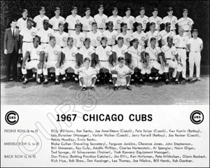 1967 Chicago Cubs Photo 8X10 Banks Jenkins Williams Buy Any 2 Get 1 FREE - Picture 1 of 4
