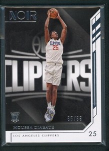 2022-23 MOUSSA DIABATE 95/99 PANINI NOIR ROOKIE RC #170 ASSOCIATION EDITION
