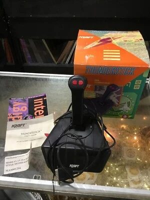 Vintage 1992 Kraft THUNDERSTICK Joystick IBM PC Computer Games - Image 1 of 4
