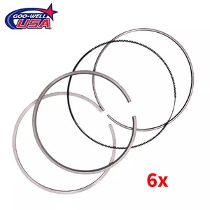 Piston Ring Set (Qty6) For Cummins ISX15 QSX15 Engines 2881682 4089406 3681078 - Picture 1 of 6