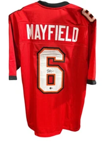 Baker Mayfield Signed Custom Jersey (Beckett) - Picture 1 of 3