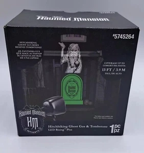 New DISNEY "Haunted Mansion" HITCHHIKING GHOST "Gus & Tombstone" LED PROJECTION - Picture 1 of 5