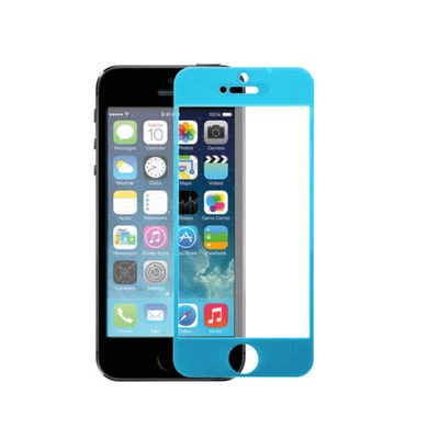 Protector de pantalla de vidrio templado real multicolor protector protector para iPhone 5 5S SE Foto 1 de 4
