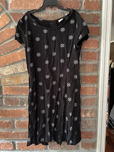 Mudd Girls Kids Dress Cotton Black Floral Party Holiday Summer Size 12 - Picture 1 of 5