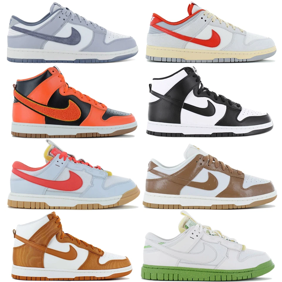 Nike Dunk low & high - Hommes Sneaker Loisirs Sport Chaussure Cuir Neuf air - Photo 1/1