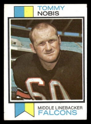 1973 Topps #385 Tommy Nobis - VG - Image 1 of 2