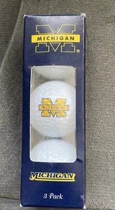 3 Pack Team Golf Michigan Golf Balls - Picture 1 of 4