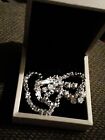 Zales Marilyn Monroe Collection diamond tennis necklace 17 inch NEW