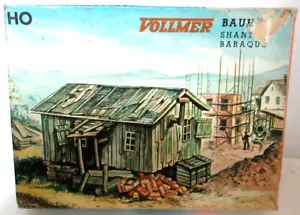 VOLLMER 5728B HO SCALE SHANTY" PLASTIC MODEL KIT - Picture 1 of 2
