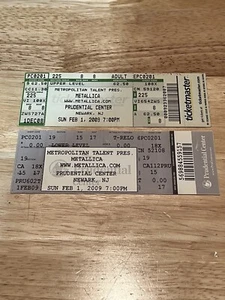 Metallica Konzertkarten Februar 2009 Newark, NJ - Bild 1 von 2