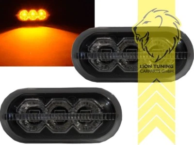 LED Seitenblinker für Renault Clio A Clio B Twingo 1 Megane 1 schwarz smoke - Bild 1 von 2