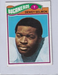 1977 Topps Mexicano # 178 Dewey Selmon Tampa Bucs Oklahoma stb   - Imagen 1 de 1