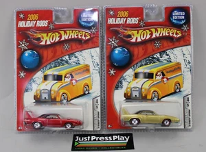 Lot of 2 Hot Wheels 2006 Holiday Rods Limited Edition '70 Plymouth Superbird MOC - Picture 1 of 13