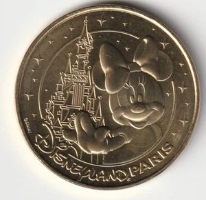 A- 2024 TOKEN MEDAILLE MONNAIE DE PARIS -- 77 N°58 DISNEYLAND MINNIE / CHATEAU - Picture 1 of 2