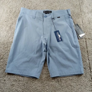 Travis Mathew Shorts Mens 30 Blue Beck Stretch Performance Golf 9" 1MM208 - Picture 1 of 9