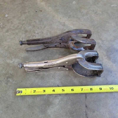 Vintage PETERSEN DEWITT VISE-GRIP 9R Welding Clamp Made in USA Lot Of 2 - Image 1 of 4