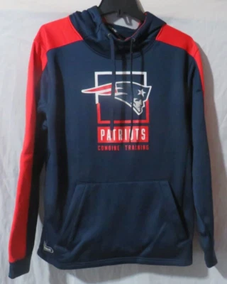 New England Patriots NFL Equipo Ropa Sudadera con Capucha Combinar Entrenamiento Entrenamiento Entrenamiento Foto 1 de 4