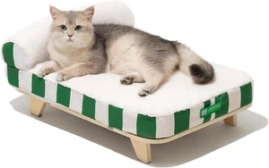 Mewoofun Modern Elevated Cat Couch Bed With Nonskid Bottom  Orthopedic Pet Sofa - Picture 1 of 16
