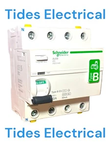 Schneider EV RCD 40 Amp 4 polig Typ B 30mA Acti9 ilD 400V A9Z51440 - Bild 1 von 2