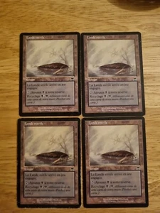 MTG - 4x Barren Moor - Angriff - französische Ausgabe - Bild 1 von 2