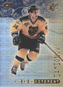 1999-00 (BRUINS) SPx SPXcitement #X7 Sergei Samsonov