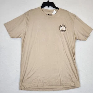 T-shirt basso flogrown multiplane uomo taglia XL marrone con stampa grafica nuova con etichetta *DIFETTOSA* - Foto 1 di 7