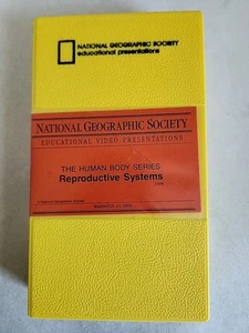 National Geographic Educational Video Human Body Reproductive System VHS W Guide - Picture 1 of 3