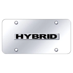 Licensed Chrome License Plate w/Chrome Name for Hybrid - AUGD2137 - Bild 1 von 2