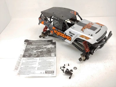 Kyosho FO-XX 2.0 Nitro Monster 越野车滚轮滑块底盘带离合器铃铛和车身 — 第 1/4 张图片