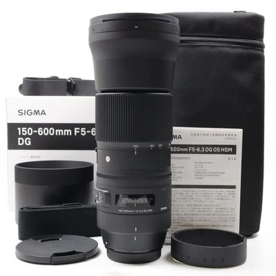 Lente contemporánea Sigma 150-600 mm f5-6,3 DG OS HSM Canon EF JAPAN... - Imagen 1 de 4