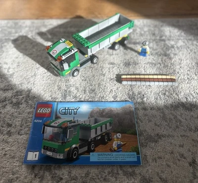 Camión de volteo LEGO City the Mine 4204 + troncos + minifigura + instrucciones Foto 1 de 4