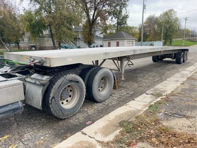 2022 East Manufacturing 48' Flatbed Aluminum T/A Trailer Super Single bidadoo - Image 1 of 4