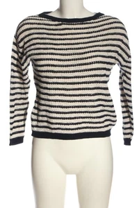 SPRINGFIELD Feinstrickpullover Damen Pullover Gr. DE 34 creme-schwarz - Bild 1 von 6