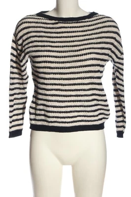 SPRINGFIELD Feinstrickpullover Damen Pullover Gr. DE 34 creme-schwarz - Bild 1 von 4