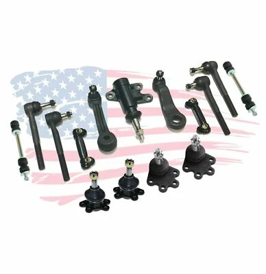 Kit de suspensión de 15 piezas para Chevrolet GMC K2500 Suburban K3500 rótula varillas Foto 1 de 4