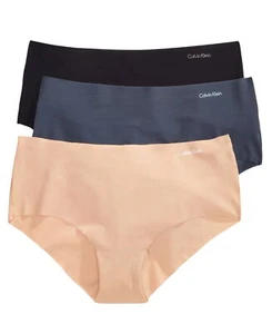 Calvin Klein Confezione da 3 Mutandine Hipster Invisibili Donna QD3559 Nero Multi S - Foto 1 di 5