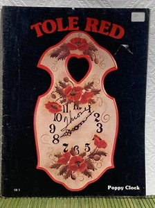 Vintage Decorative Painting Patterns Tole Red Annie Richardson Owls Apples Berry - Picture 1 of 9