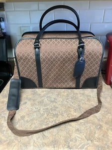 JM MANGANO OVER NIGHT ZIPPER BAG, Business Bag With Compartments - Picture 1 of 11