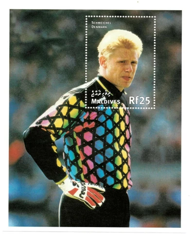 Maldives 2294 - '98 World Cup Schmeichel Denmark - S/S - MNH Cover