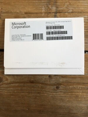 Windows Server 2016 Erweiterungslizenz für 5 Benutzter mit MwSt-Rechnung. - Bild 1 von 2